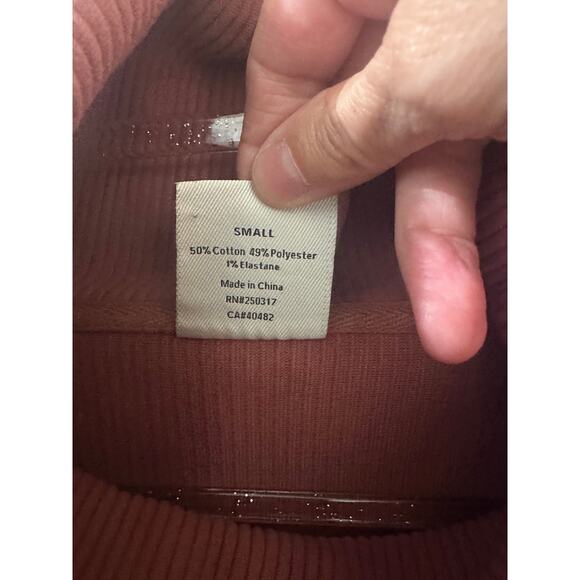 Varley Charles Sweatshirt Antique Bronze, Withered Rose, size Small - Picture 4 of 10